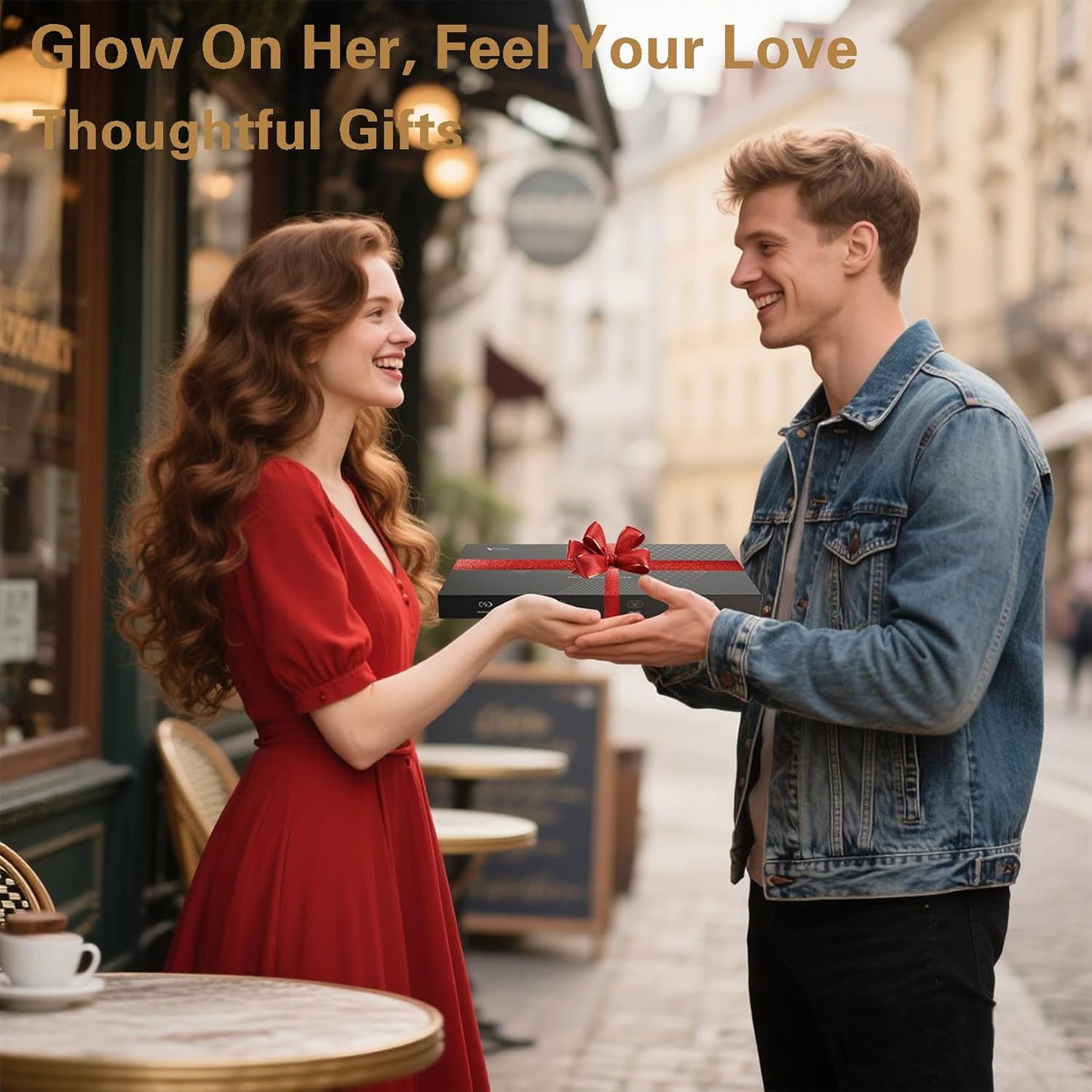 Red Light Therapy Mask for Facial Skincare, Lightweight and Thin with Cordless LCD Controller 292 Leds, Red Light Therapy for Face Brightening anti Aging, Use at Home Travel