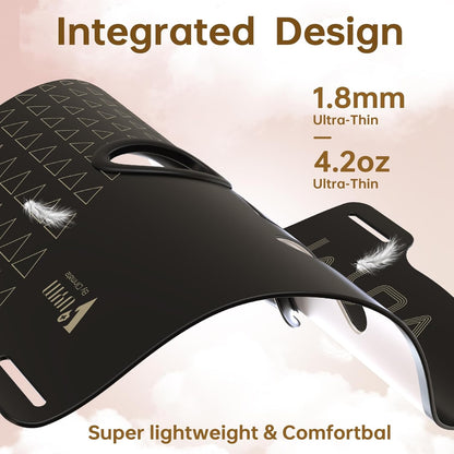 Red Light Therapy Mask for Facial Skincare, Lightweight and Thin with Cordless LCD Controller 292 Leds, Red Light Therapy for Face Brightening anti Aging, Use at Home Travel