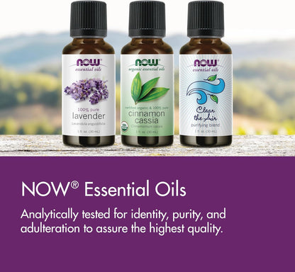 NOW Essential Oils, Lemongrass Oil, Uplifting Aromatherapy Scent, Steam Distilled, 100% Pure, Vegan, Child Resistant Cap, 4-Ounce